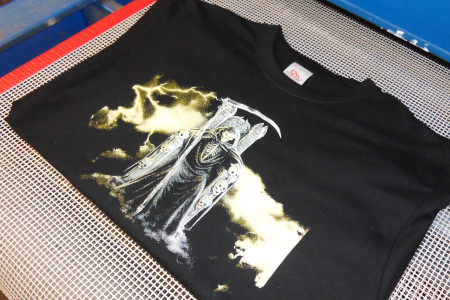 koszulka z nadrukiem kosa