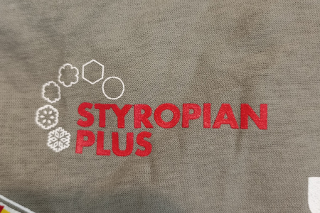Odzież z nadrukiem styropian